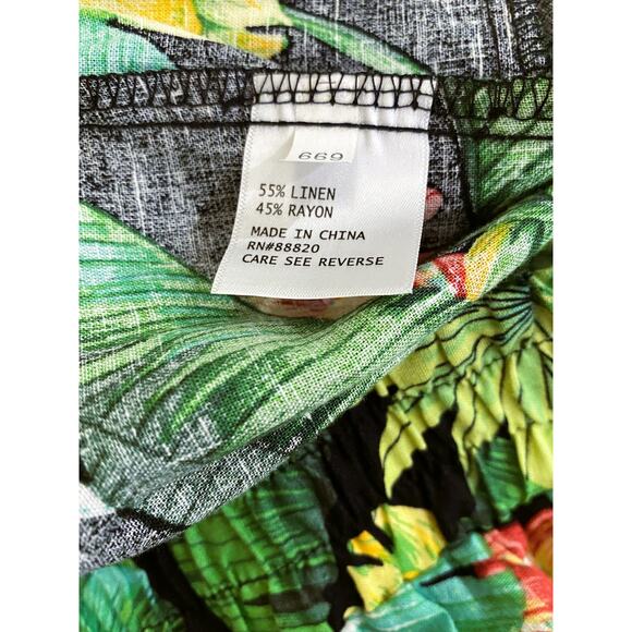 NICOLE MILLER New York Floral Wide Leg Pants Size Small - Picture 6 of 10